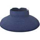 Simplicity | Women's UPF 50+ Wide Brim Roll Up Straw Hat