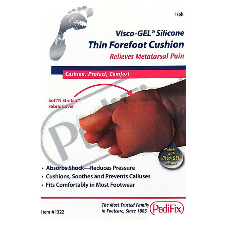 Pedifix  Visco-Gel Silicone Thin Forefoot Cushion -