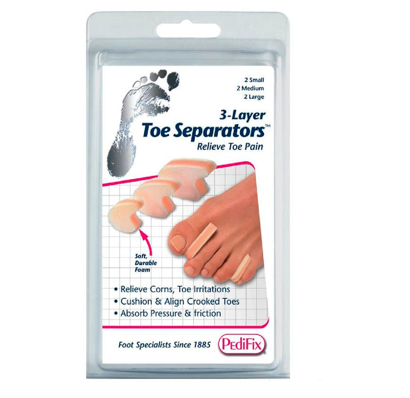 Pedifix Toe Separotors - 3 Layer (