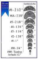 Guard Plastic Plates #00 -3/4" (100 Pair) #GP00