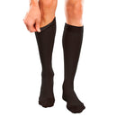 Ease Opaque Moderate Support Unisex Knee High With Silicone Band 20-30 MMHG Long (