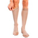 Ease Opaque Moderate Support Unisex Knee High With Silicone Band 20-30 MMHG Long (