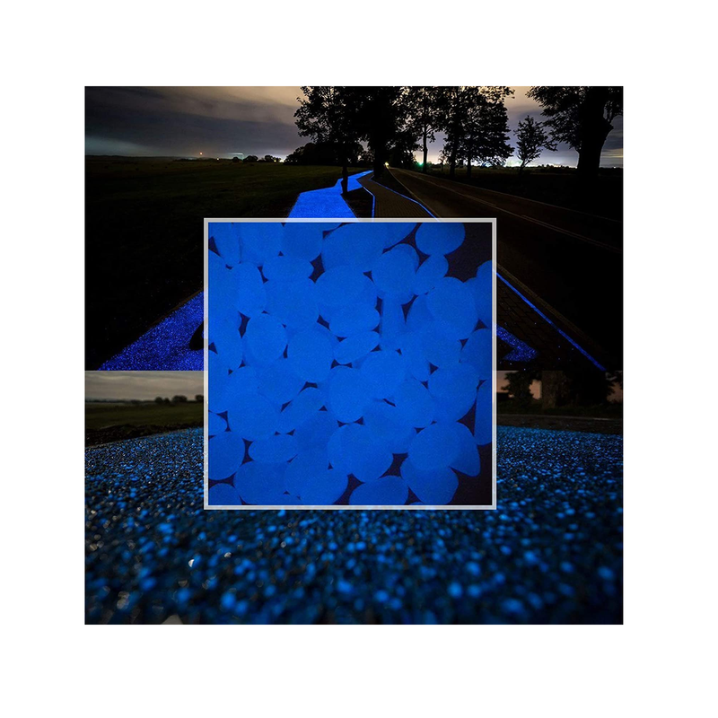 Slomg Glow in The Dark Stones for Outdoor Walkway Decoration