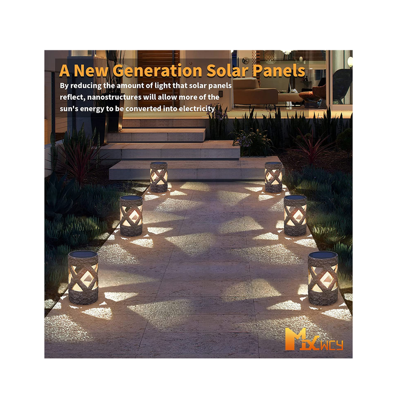 Solar Rock Garden Lights for Outdoor Patio| LED Landscape Lighting