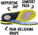 SoleLab Running Shoes Insoles with Graphics | Replacement Padded Inserts | Mountain View