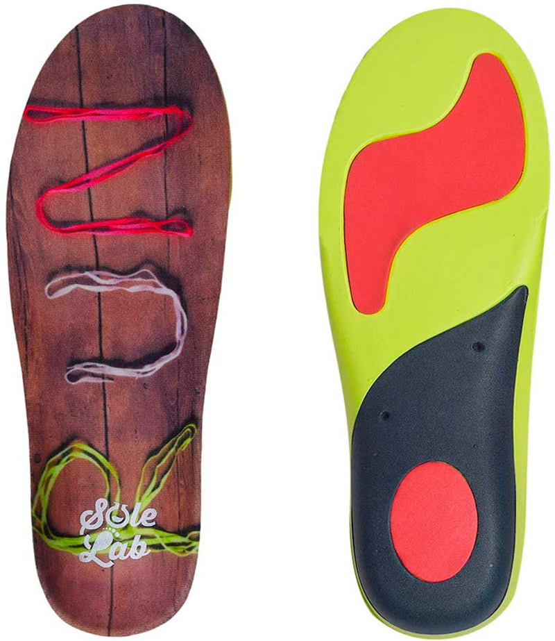 SoleLab Running Shoes Insoles with Graphics | Replacement Padded Inserts | "Run" Graphic