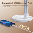 Soysout LED Desk Lamp Eye-Caring Table Lamp with USB Charging