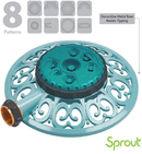 Sprout 65101-AMZ Melnor Metal 8-Pattern Sprinkler And Adapter
