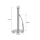 Stainless Steel Countertop Easy Tear Paper Towel Holder