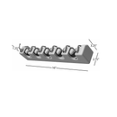 Stalwart Wall Mounted Garage Organizer| Closet or Shed | Hanging Tools for Home and Garden | Shelf to Save Space