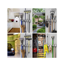 Stalwart Wall Mounted Garage Organizer| Closet or Shed | Hanging Tools for Home and Garden | Shelf to Save Space