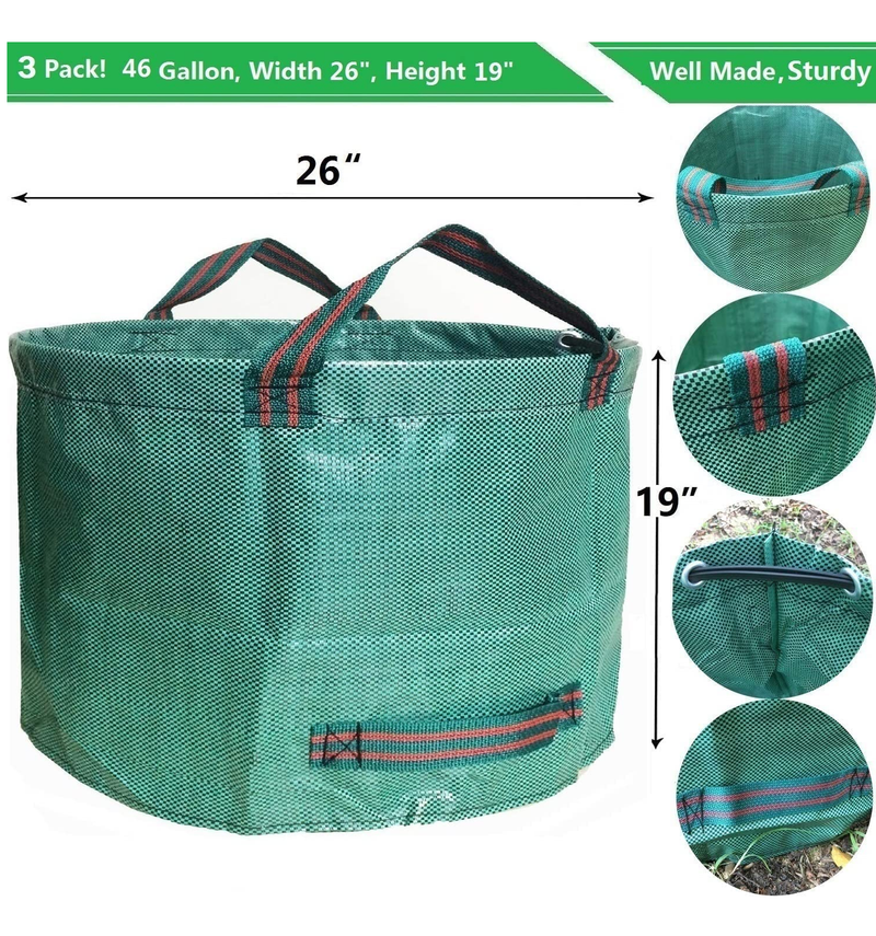 Standard Pack Of 3 46 Gallon Home Garden Bags