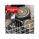 T-fal Signature Nonstick Dishwasher Safe Cookware Set| 12-Piece Color Black