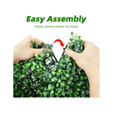 TOPNEW Artificial Boxwood Topiary Hedge Plant UV Protection |for Decoration