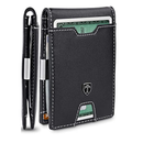 TRAVANDO Men's Slim Wallet with Money Clip AUSTIN RFID Blocking Bifold