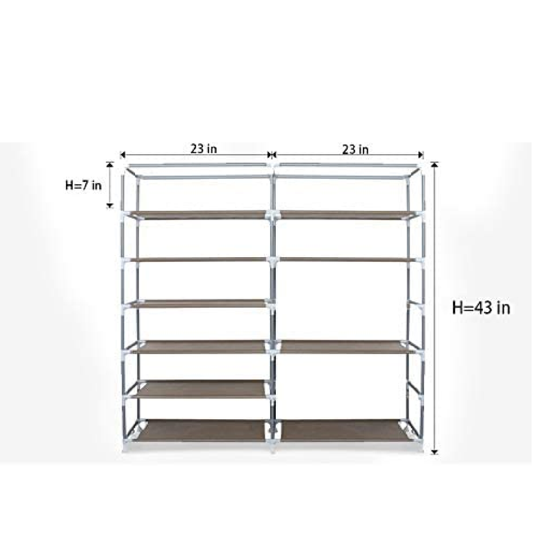 TXT&BAZ 27 Pairs Easy Tool-Free Assembly Boot Shelves