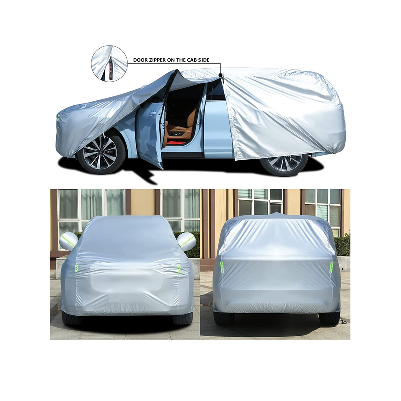 Tecom Light Shell Zipper Breathable Material Waterproof UV Proof Car Cover