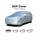 Tecom Light Shell Zipper Breathable Material Waterproof UV Proof Car Cover