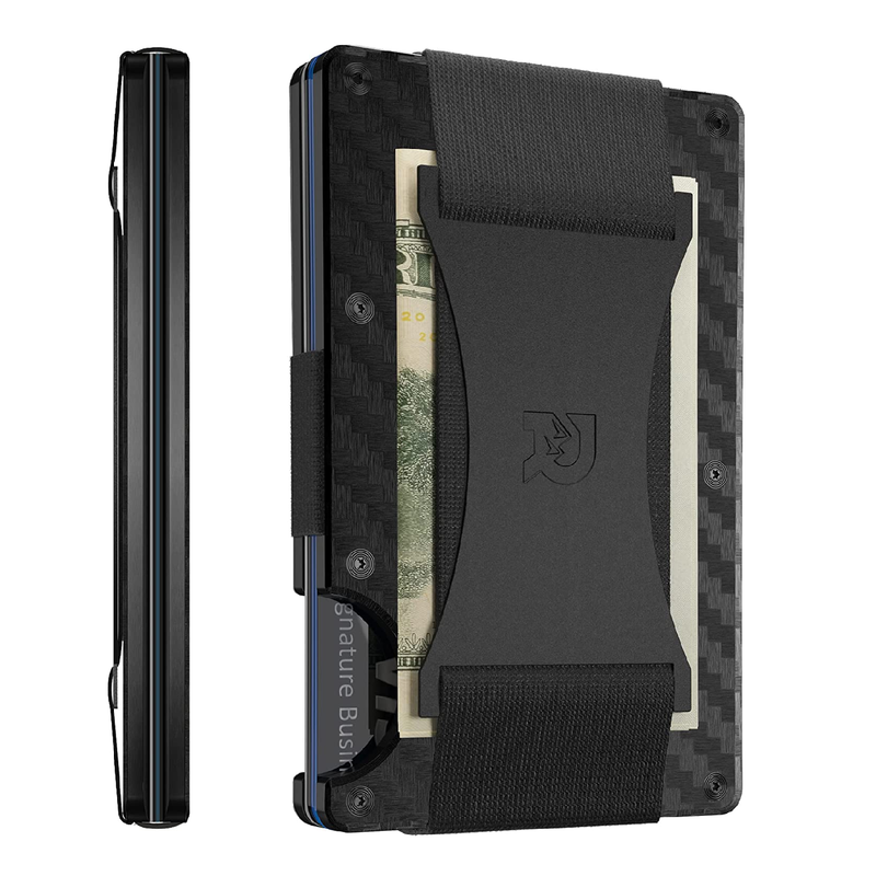 The Ridge Minimalist Slim Wallet For Men  RFID Blocking Front Pocket Credit Card Holder