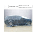 Thick PE Plastic Disposable Car Cover With Elastic Band