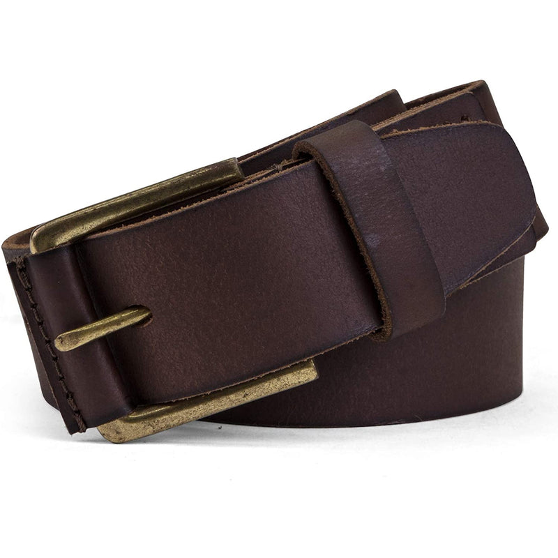 Timberland Men's Casual Leather Belt | Dark Brown