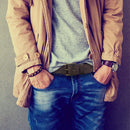 Timberland Men's Casual Leather Belt | Dark Brown