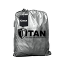 Titan Jet Black Poly 210T Car Cover for Sedans 186-202| Fits Camry Accord and More