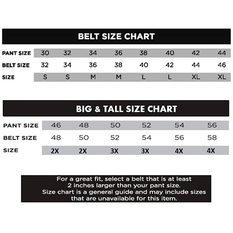 tommy hilfiger belt size chart