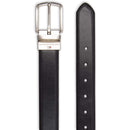 Tommy Hilfiger Men's Reversible Belt |  Black/Tan Stitch