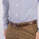 Tommy Hilfiger Men's Reversible Belt | Brown/Black Casual
