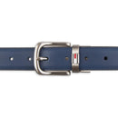Tommy Hilfiger Men's Reversible Belt | Navy/White