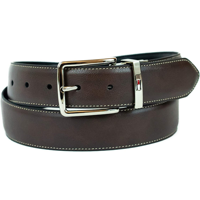Tommy Hilfiger Men's Reversible Belt | Tan/Black