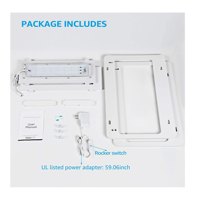 Torchstar Led Indoor Herb Garden | CRI 95+ Full Spectrum Light | 24V Plant Grower 4000K