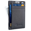 Travelambo Front Pocket Minimalist Leather Slim Wallet