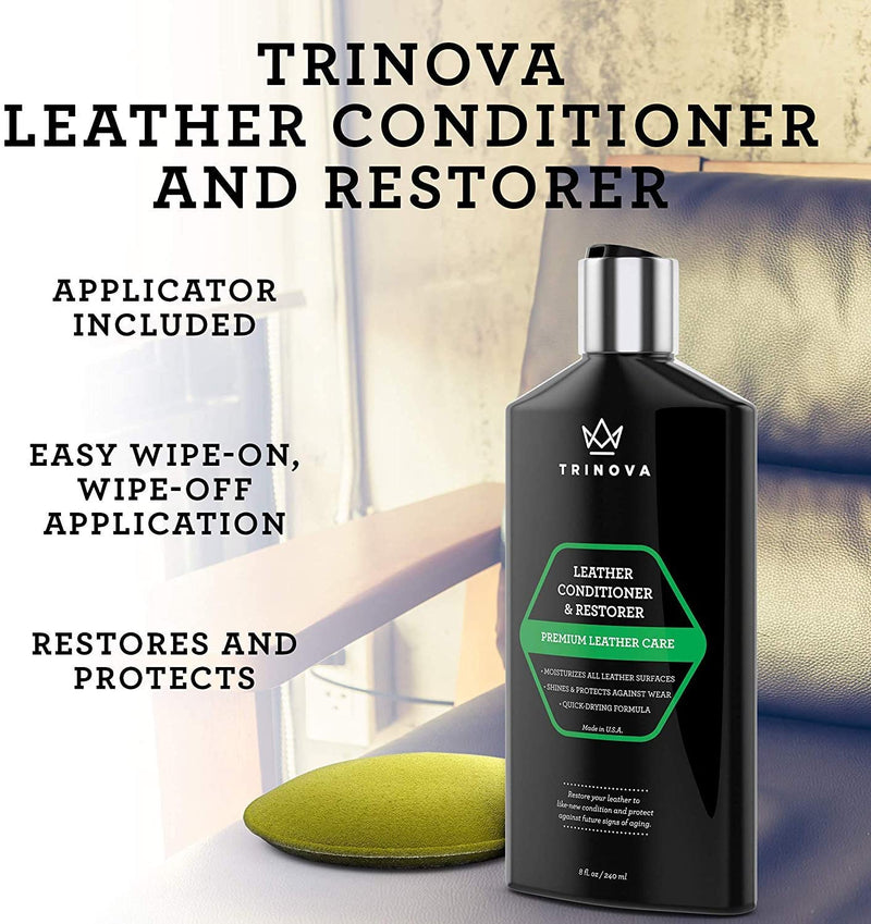 TriNova | Leather Conditioner and Restorer with Water Repellent Formula