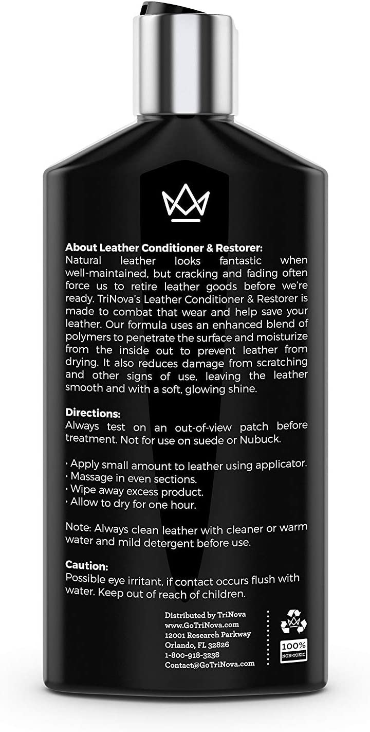 TriNova | Leather Conditioner and Restorer with Water Repellent Formula