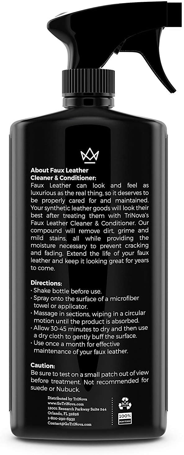 TriNova Leatherette | Vinyl and Faux Leather Cleaner & Conditioner