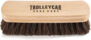 Trolleycar | 6” Large Horsehair Shoe Shine Brush for Shoes
