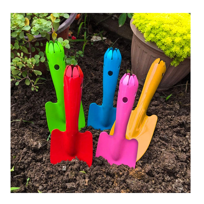 Trounistro Mini Trowel Set | Metal Garden Hand Shovel | 5 Pack