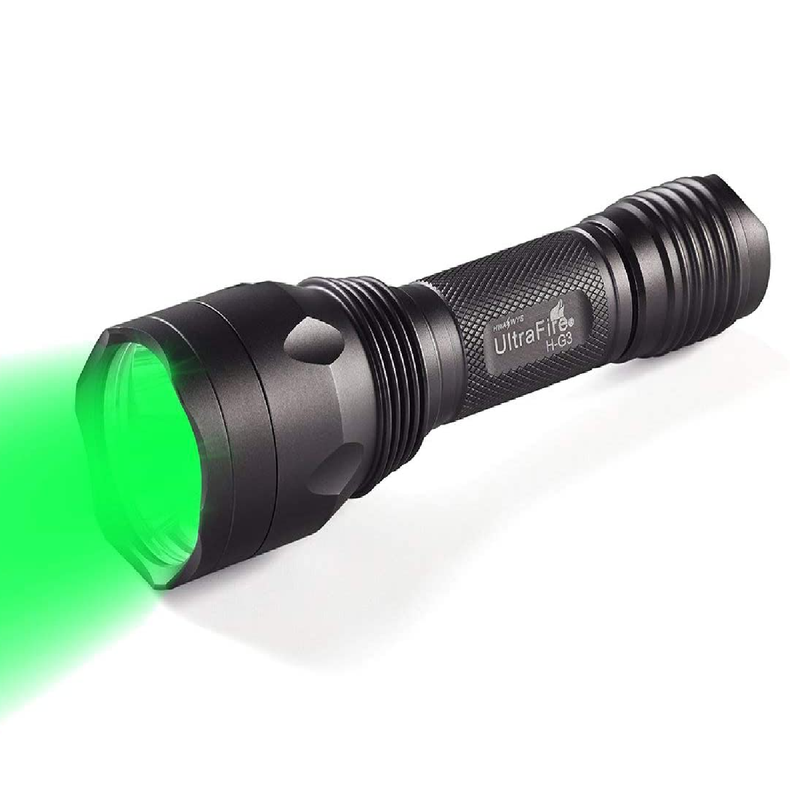 ULTRAFIRE XP-E2 LED 650 Green Hunting Flashlight