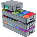 Undercover Cubes  3 Large Under Bed Storage Bags + 1 Organizer Bin