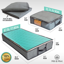 Undercover Cubes  3 Large Under Bed Storage Bags + 1 Organizer Bin