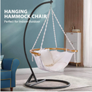 VIVOHOME Hanging Hammock With Armrests and Cushion | 440 Pound Capacity