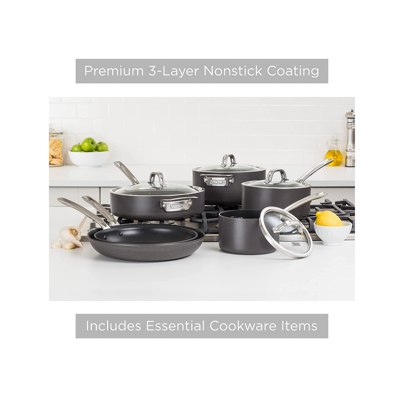 Viking Culinary Hard Anodized Nonstick Cookware Set