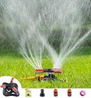 WOVUU Lawn Sprinkler | Automatic Rotating Irrigation Water Sprinkler