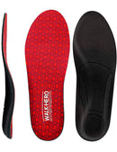 Walk-Hero | Plantar Fasciitis Feet Insoles Arch Supports Orthotics Inserts | Red