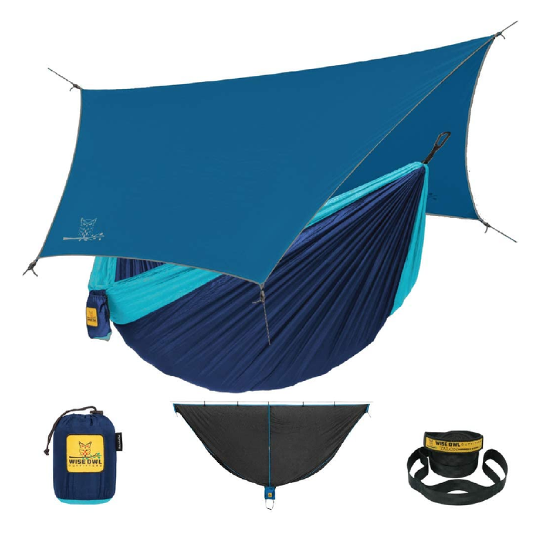 Wise Owl Outfitters Hammock Camping Double & Single with Tree Straps