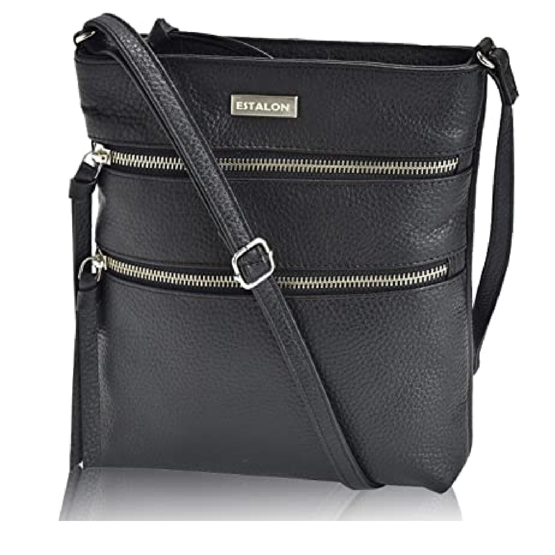 Women Leather Crossbody Small Long Crossbody Over The Shoulder