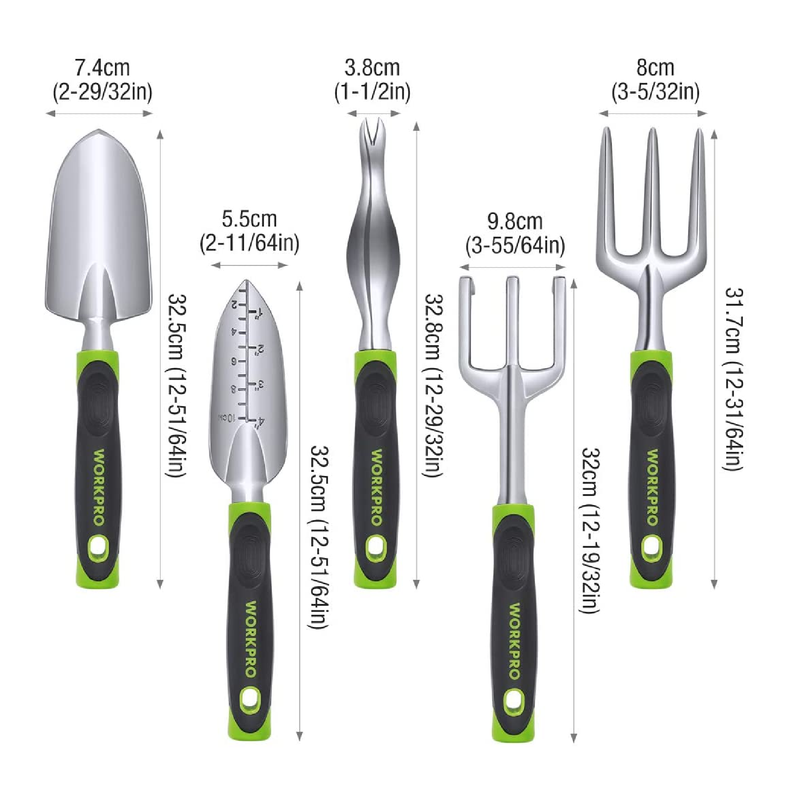 Workpro Garden Tool Set | 5 Pieces