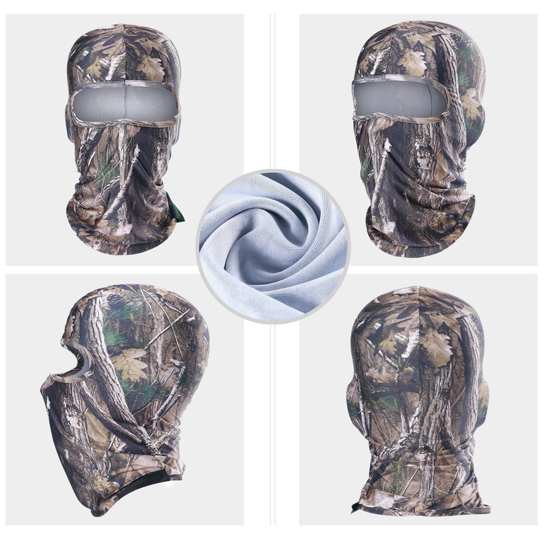 Wtactful Cool & Breathable Camo Face Mask | For Hunting Hiking